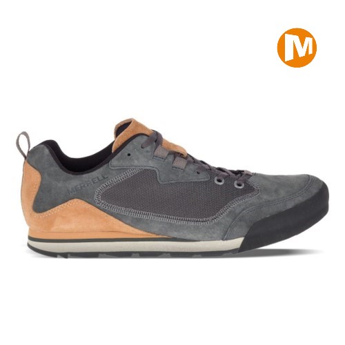 Merrell Burnt Rock Travel Suede Sneaker Herren DunkelGrau [DE-LJKYD]